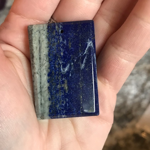 Anethyst Jasper Agate Lapis Gem Pendant Lot - Picture 6 of 12